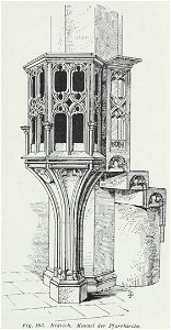Luthmer I-183-Kidrich Kanzel der Pfarrkirche