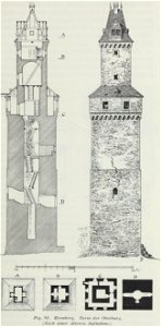 Luthmer II-092-Kronberg Turm der Oberburg (nach einer älteren Aufnahme)