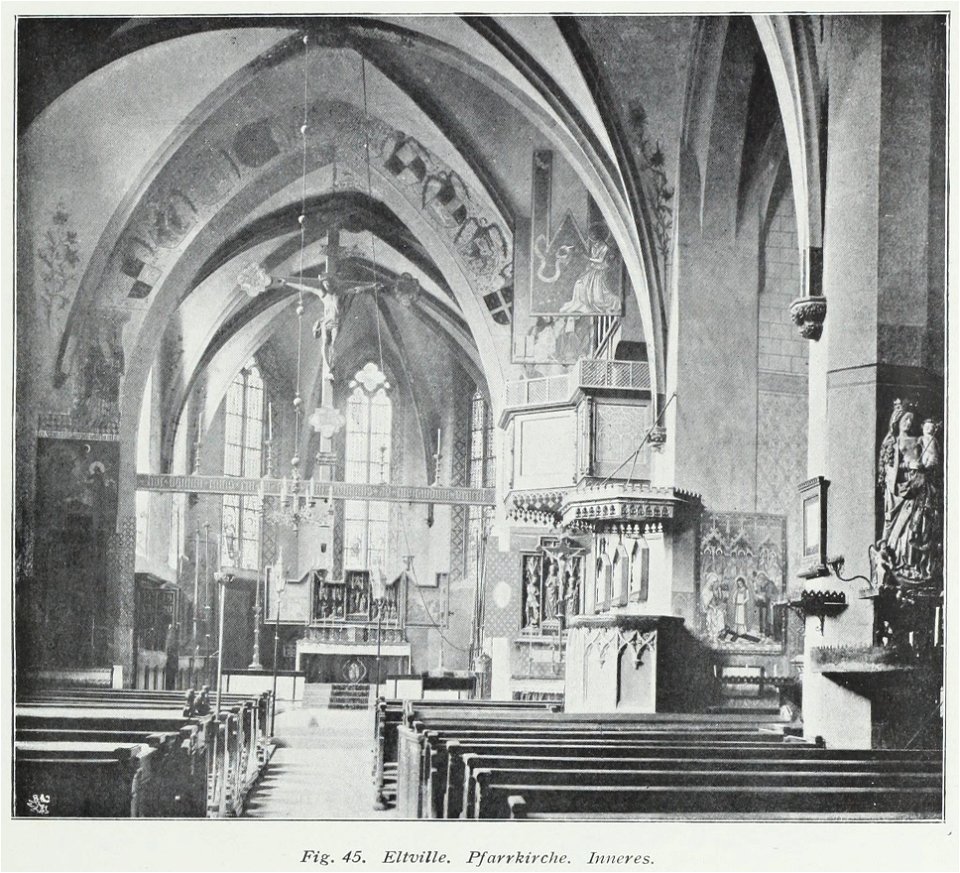 Luthmer I-045-Eltville Pfarrkirche Inneres