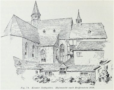 Luthmer I-074-Kloster Nothgottes Hofansicht nach Reiffenstein 1838