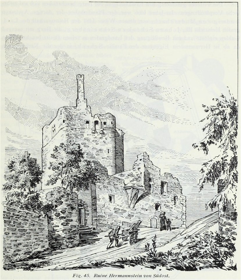 Luthmer IV-045-Ruine Hermannstein von Südost