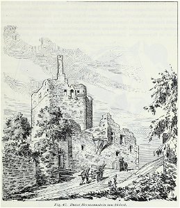 Luthmer IV-045-Ruine Hermannstein von Südost