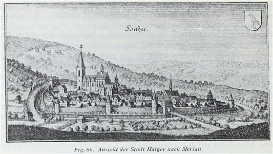 Luthmer IV-066-Ansicht der Stadt Haiger nach Merian