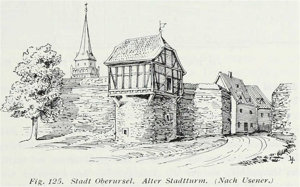 Luthmer II-125-Stadt Oberursel alter Stadtturm (nach Usener)