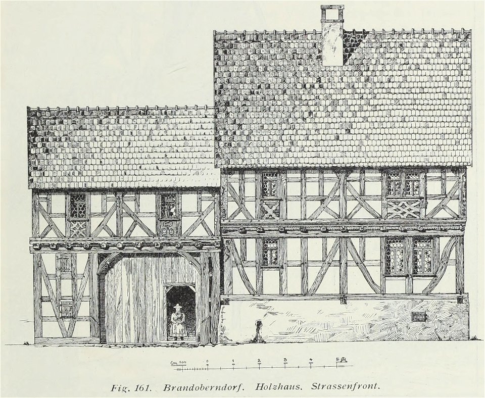 Luthmer II-161-Brandoberndorf Holzhaus Strassenfront