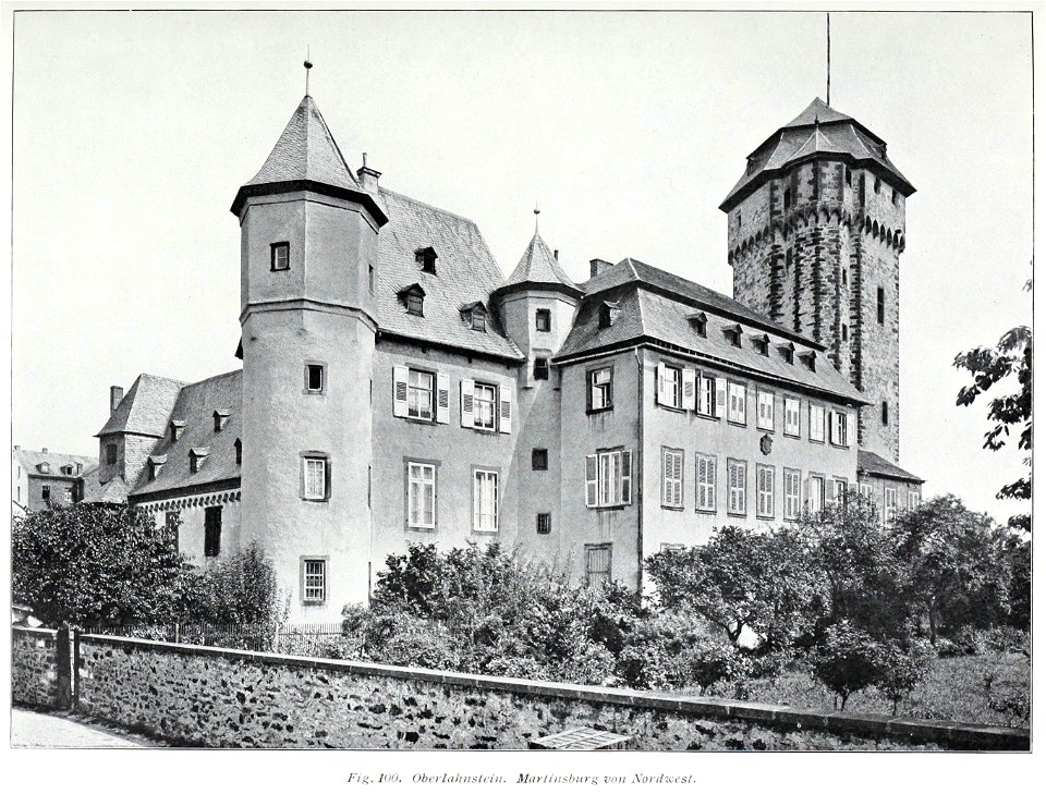 Luthmer V - 100 - Oberlahnstein Martinsburg von Nordwest