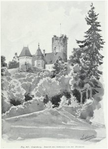 Luthmer II-169-Cransberg Ansicht des Schlosses von der Nordseite