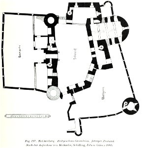 Luthmer V - 137 - Erdgeschoss Grundriss Jetziger Zustand Nach Aufnahme von Michaelis Schilling Edwin Gilowy 1892