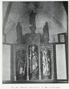 Luthmer I-185-Kidrich Pfarrkirche St Margarethenaltar