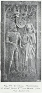 Luthmer II-104-Kronberg Pfarrkirche Grabmal Johann VII von Kronberg und Frau Katharina