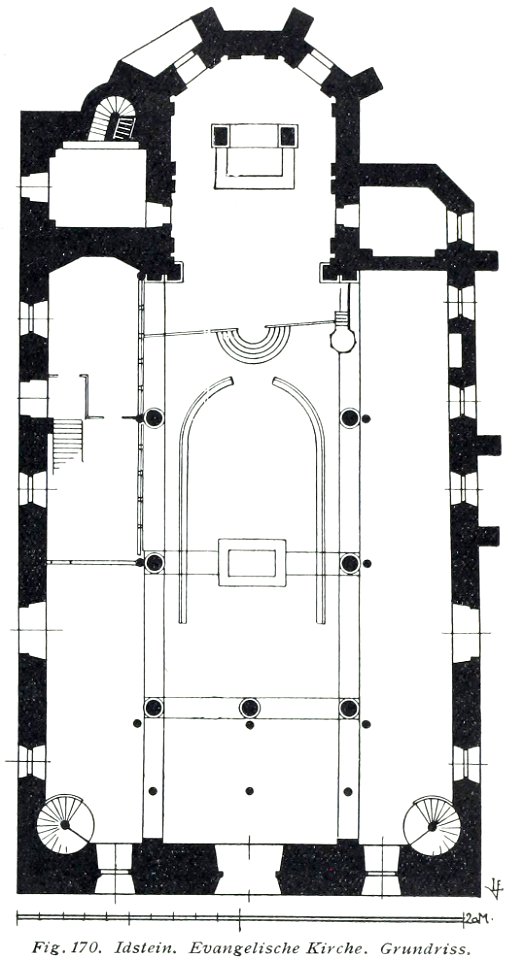 Luthmer V - 170 - Idstein Evangelische Kirche Grundriss - Free Stock ...