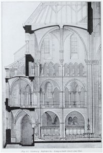 Luthmer III-065-Limburg Stiftkirche Längsschnitt durch den Chor