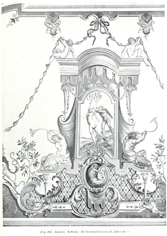Luthmer V - 181 - Idstein Schloss Deckenmalerei von D Albrecht