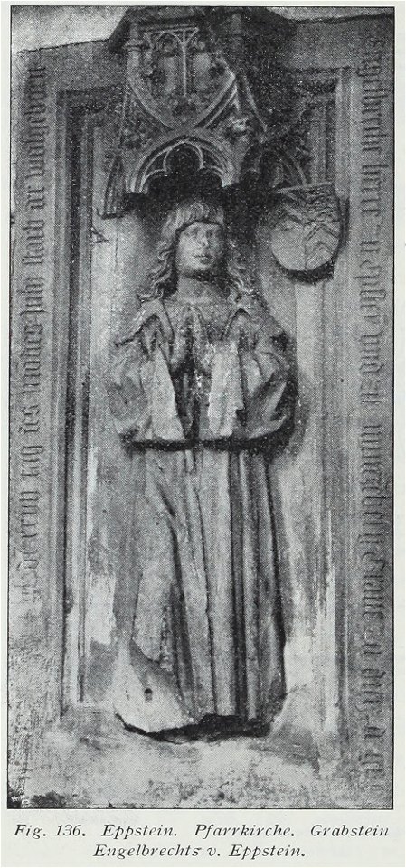 Luthmer II-136-Eppstein Pfarrkirche Grabstein Engelbrechts von Epstein