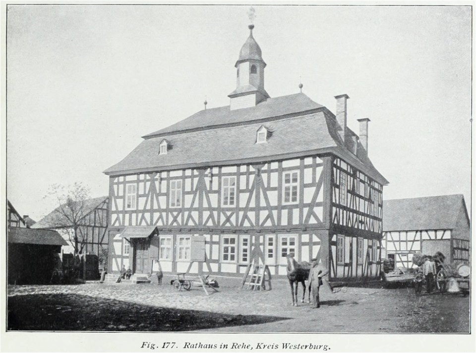 Luthmer IV-177-Rathaus in Rehe Kreis Westerburg