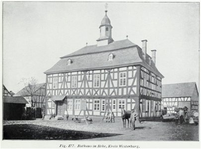Luthmer IV-177-Rathaus in Rehe Kreis Westerburg