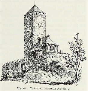 Luthmer II-062-Eschborn Idealbild der Burg