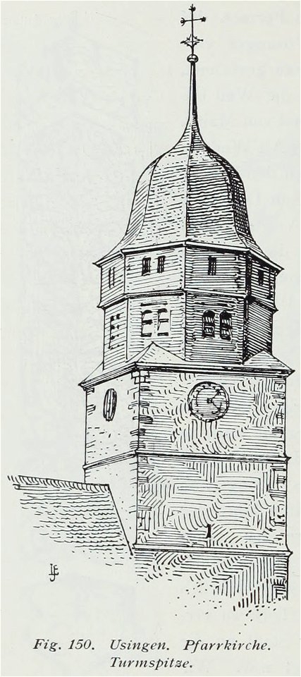 Luthmer II-150-Usingen Pfarrkirche Turmsitze