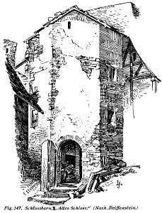 Luthmer II-147-Schlossborn altes Schloss (nach Reiffenstein)
