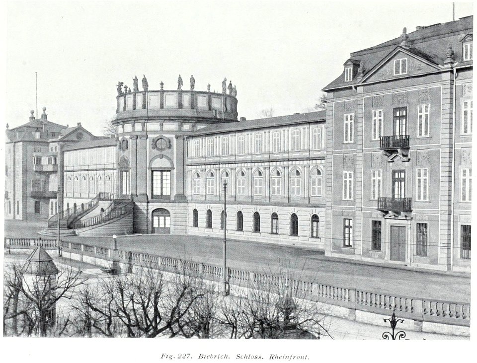 Luthmer V - 227 - Biebrich Schloss Rheinfront