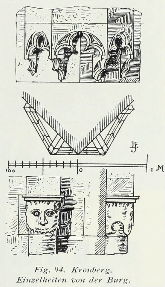 Luthmer II-094-Kronberg Einzelheiten von der Burg