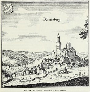 Luthmer II-184-Reifenberg Burgansicht nach Merian