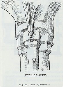 Luthmer IV-118-Hoen Pfarrkirche Pfeilerkopf