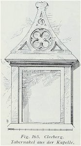 Luthmer II-165-Cleeberg Tabernakel aus der Kapelle