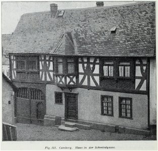 Luthmer III-111-Camberg Haus in der Schmiedgasse