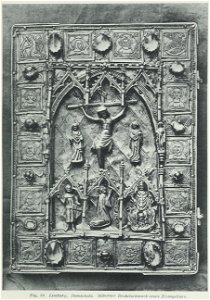 Luthmer III-089-Limburg Domschatz Silberner Deckelschmuck eines Evangeliars