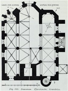 Luthmer III-212-Dausenau Pfarrkirche Grundriss