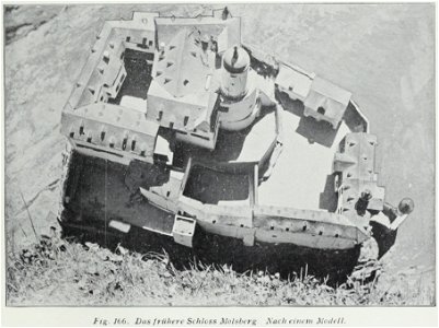 Luthmer IV-166-Das frühere Schloss Molsberg Nach einem Modell
