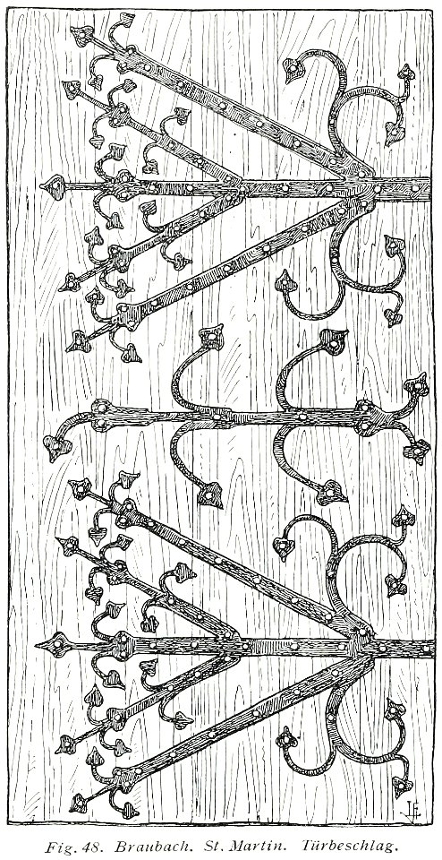 Luthmer V - 48 - Braubach St Martin Türbeschlag