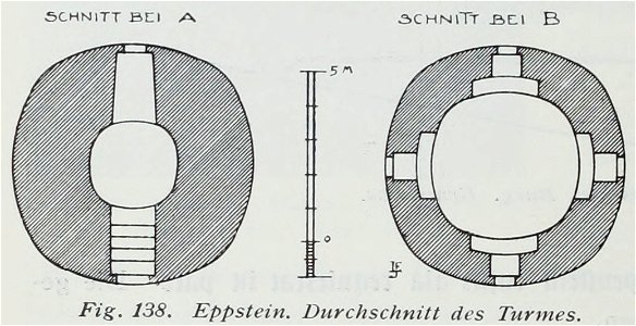 Luthmer II-138b-Eppstein Durchschnitt des Turmes