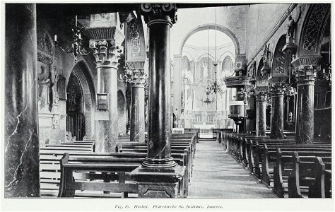 Luthmer II-016-Höchst Pfarrkirche St Justinus Inneres