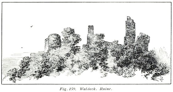 Luthmer V - 159 - Waldeck Ruine