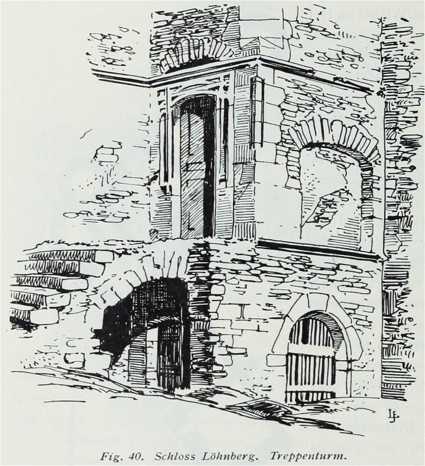 Luthmer III-040-Schloss Löhnberg Treppenturm