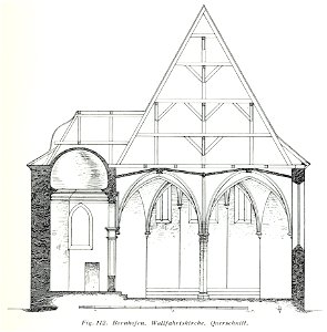 Luthmer V - 112 - Bornhofen Wallfahrtskirche Querschnitt