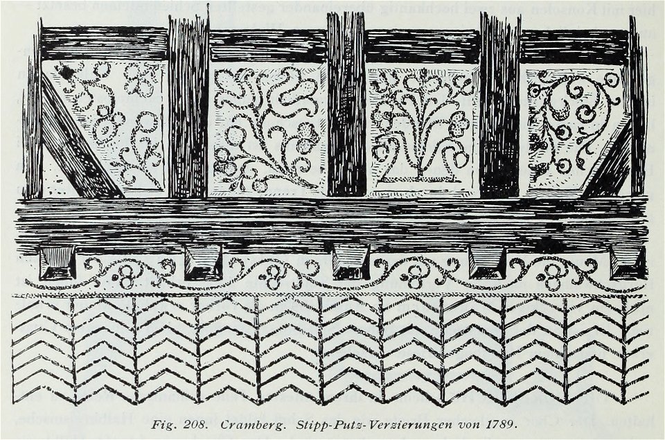 Luthmer III-208-Cramberg Stipp-Putz-Verzierung von 1789