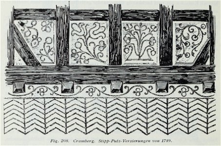 Luthmer III-208-Cramberg Stipp-Putz-Verzierung von 1789