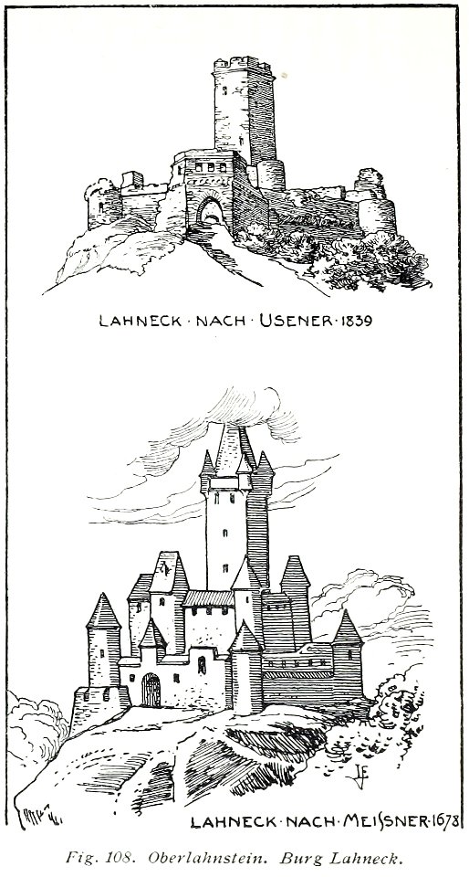 Luthmer V - 108 - Oberlahnstein Burg Lahneck