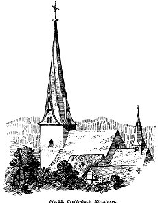 Luthmer IV-022-Breidenbach Kirchturm