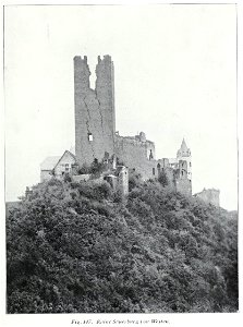 Luthmer V - 147 - Ruine Sauerburg von Westen