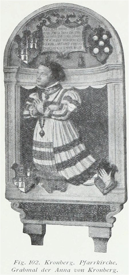 Luthmer II-102-Kronberg Pfarrkirche Grabmal Anna von Kronberg