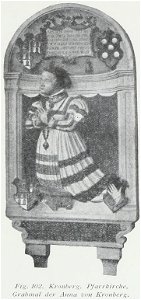 Luthmer II-102-Kronberg Pfarrkirche Grabmal Anna von Kronberg