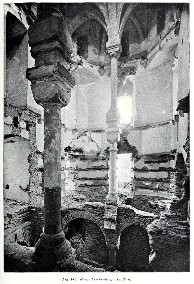 Luthmer V - 145 - Ruine Reichenberg Saalbau