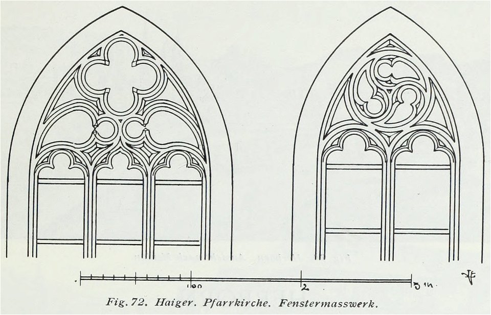 Luthmer IV-072-Haiger Pfarrkirche Fenstermasswerk