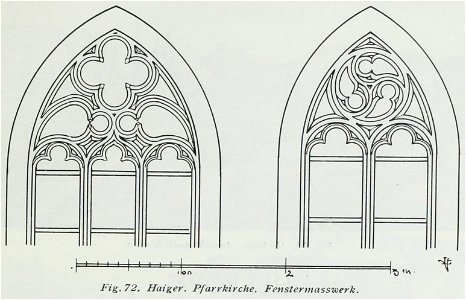 Luthmer IV-072-Haiger Pfarrkirche Fenstermasswerk