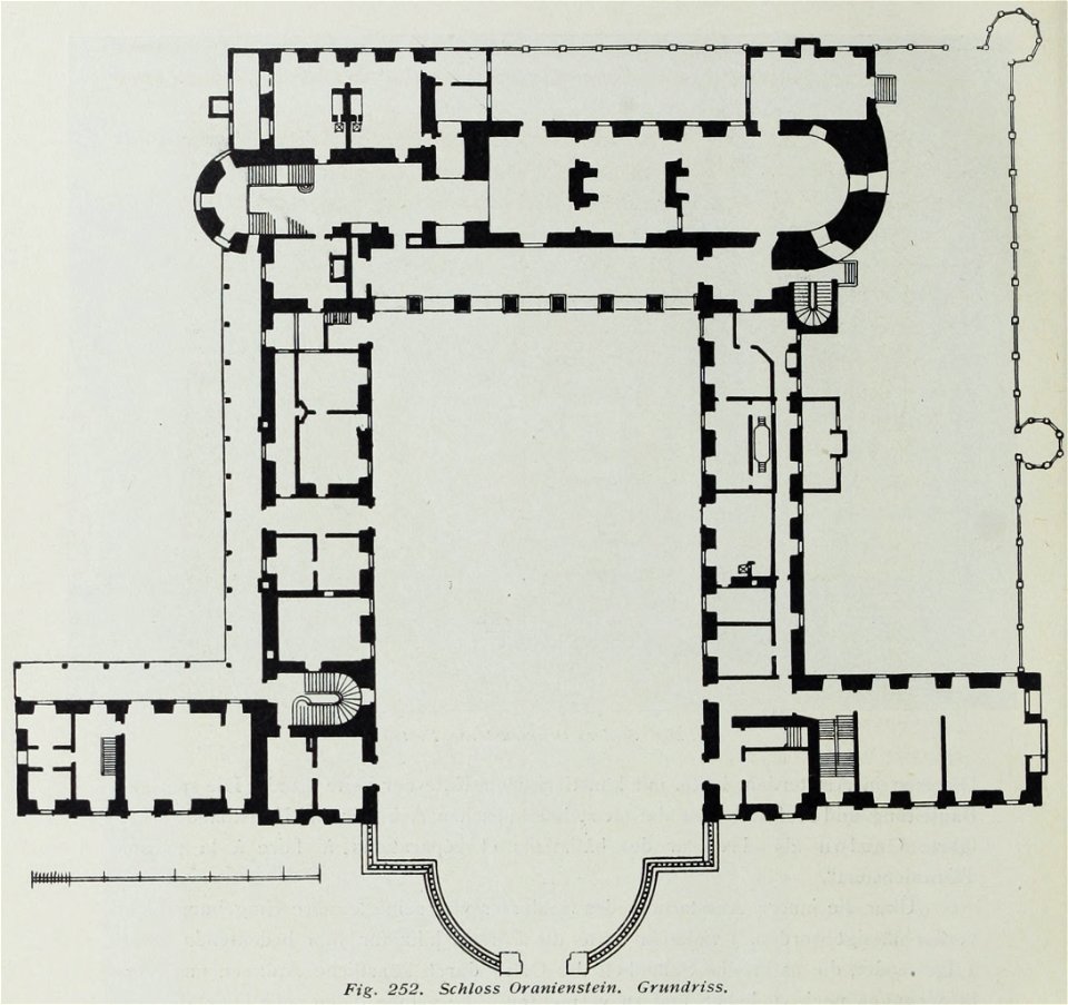 Luthmer III-252-Schloss Oranienstein Grundriss