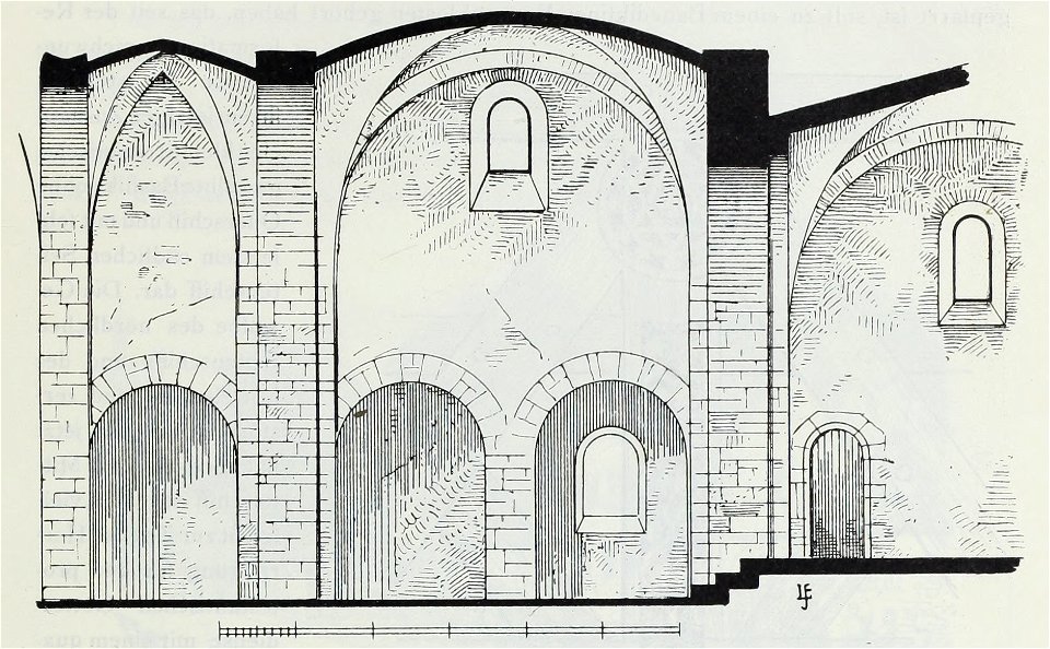 Luthmer IV-033a-Frohnhausen Pfarrkirche Längsschnitt